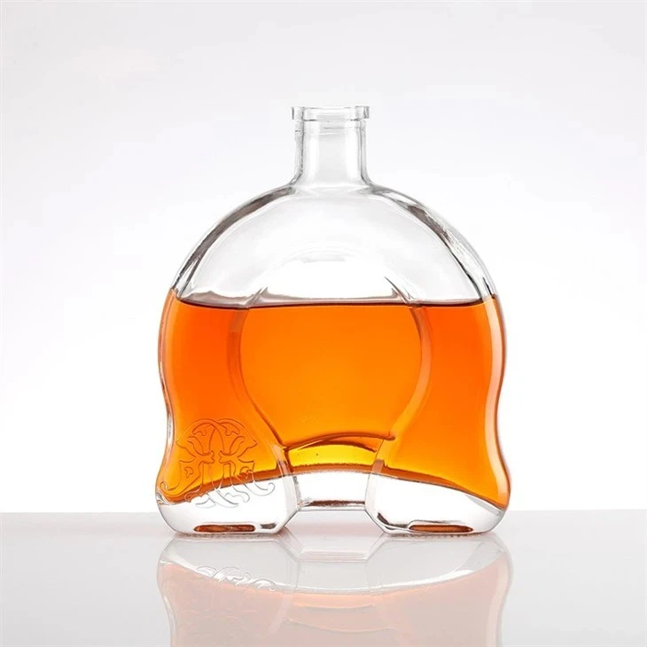 Elegant Inverted Pear-Shaped Glass Bottle best